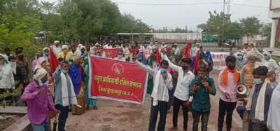 Farmers and tribal organizations protest against new agricultural laws