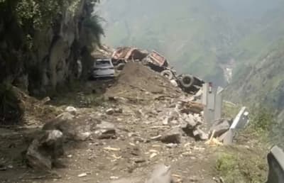 landslide in Himachal Pradesh