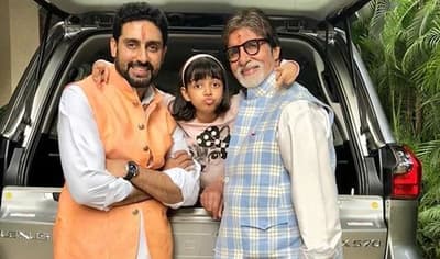Amitabh Bachchan got this special gift from Abhishek and Aaradhya
