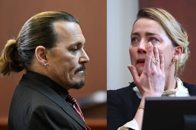 Johnny Depp के खिलाफ कोर्ट में गवाही देते हुए फूट-फूट कर रो पड़ीं Amber Heard