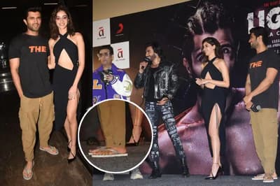 liger trailer launch vijay deverakonda wear chappals at film event