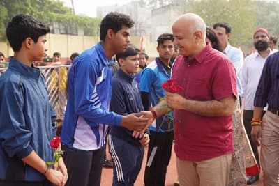 Delhi: डिप्टी सीएम मनीष सिसोदिया ने तीन दिवसीय एथलीट मीट का किया उद्घाटन, स्पोर्ट्स कॉम्पलेक्स में आयोजित कार्यक्रम में 900 से अधिक छात्र लेंगे हिस्सा