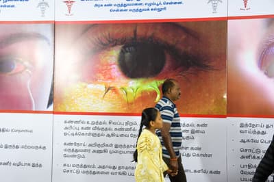 तमिलनाडु में मद्रास आई के मामलों में आठ गुना वृद्धि, रोजाना आ रहे 4000 मामले