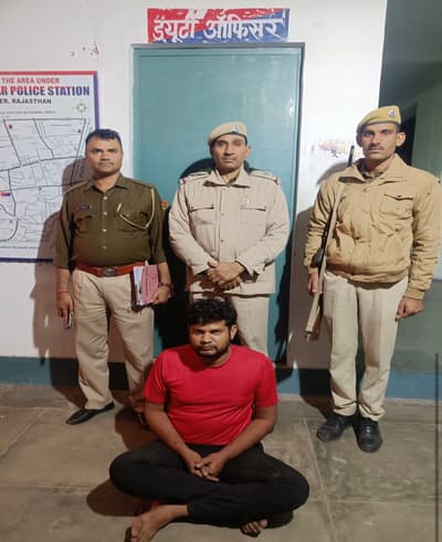 जयपुर में युवक का अपहरण कर हत्या करने का आरोपी बीकानेर में छिपा था, पुलिस ने पकड़ा
