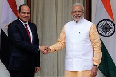PM Modi and Egyptian President