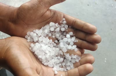 rajasthan weather update : rain with hailstorm in jaipur today