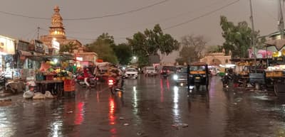 Weather in jaisalmer : दिन में किरणों का हमला, शाम को आंधी और रात में तेेज बारिश