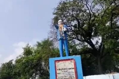 trying to ruin atmosphere in aligarh up social elements damaged statue