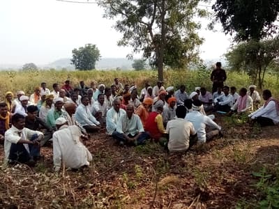 1500 farmers of Burhanpur sought permission from the President for mass self-immolation