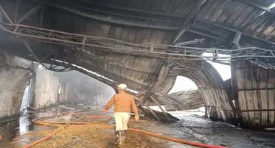  fire broke out in ghee oil warehouse of Adani Group 